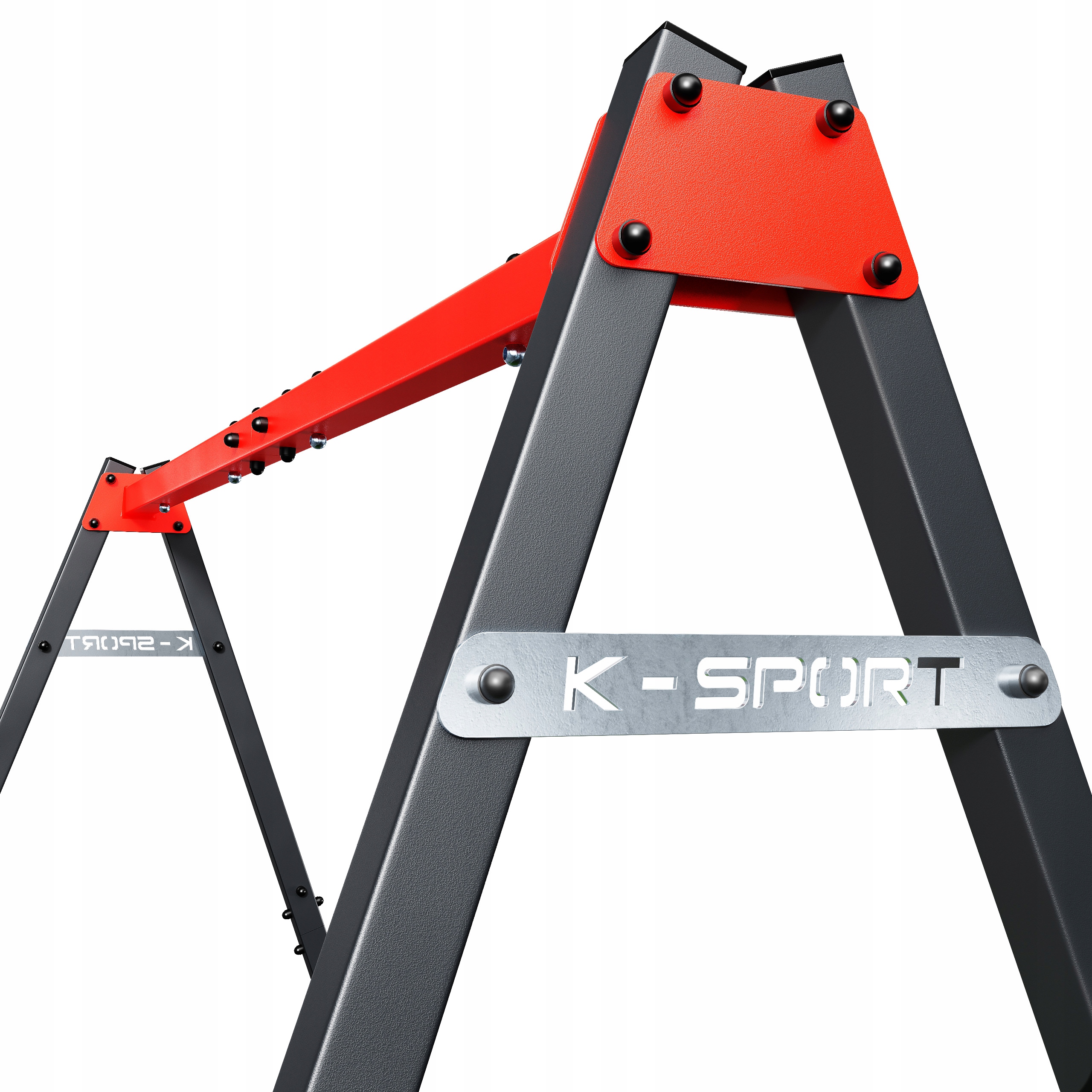 HUŚTAWKA podwójna metalowa dla DZIECI Ogrodowa STELAŻ na BOCIANIE GNIAZDO Długość siedziska 40 cm