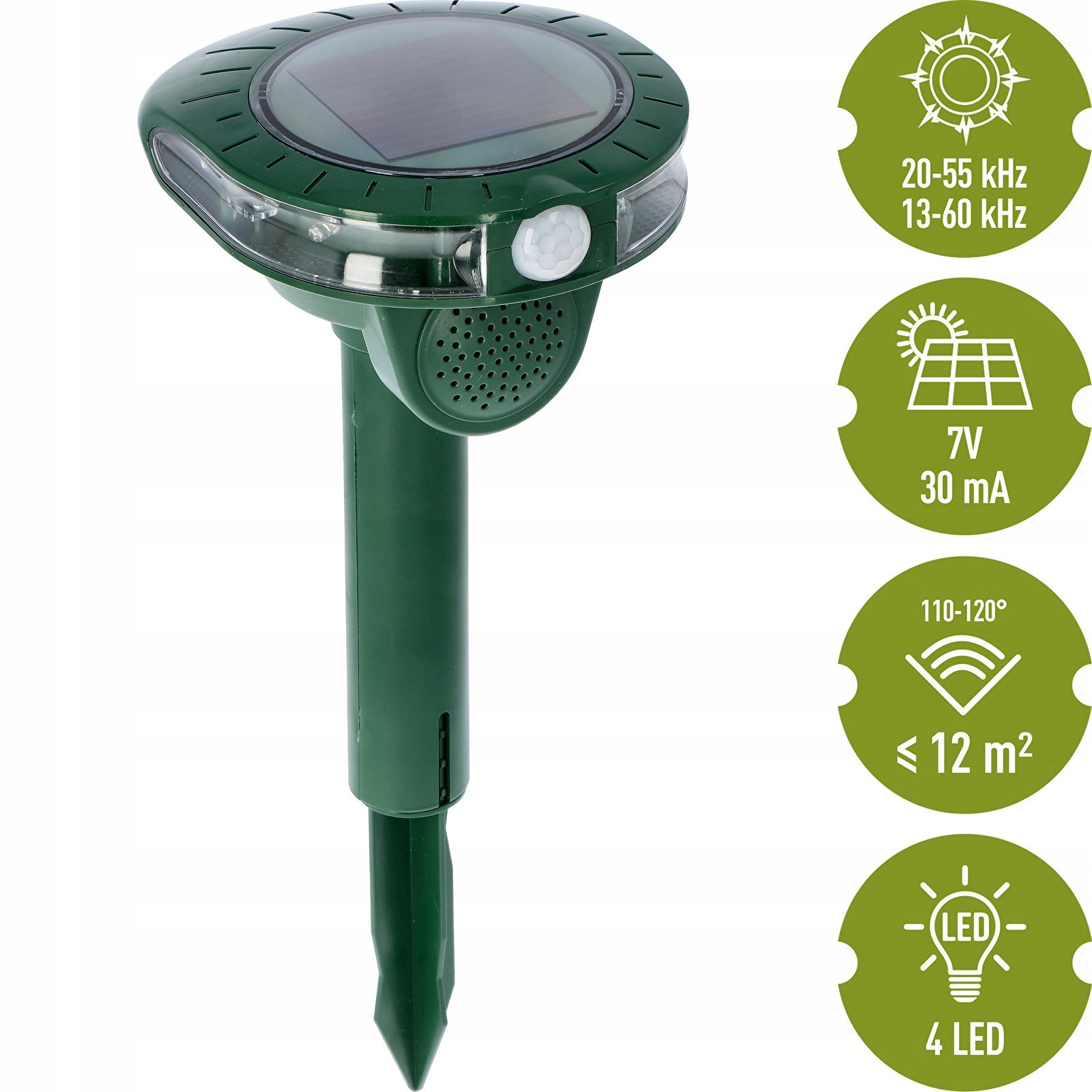 

Odstraszacz kun kunom myszy gryzoni solarny Led