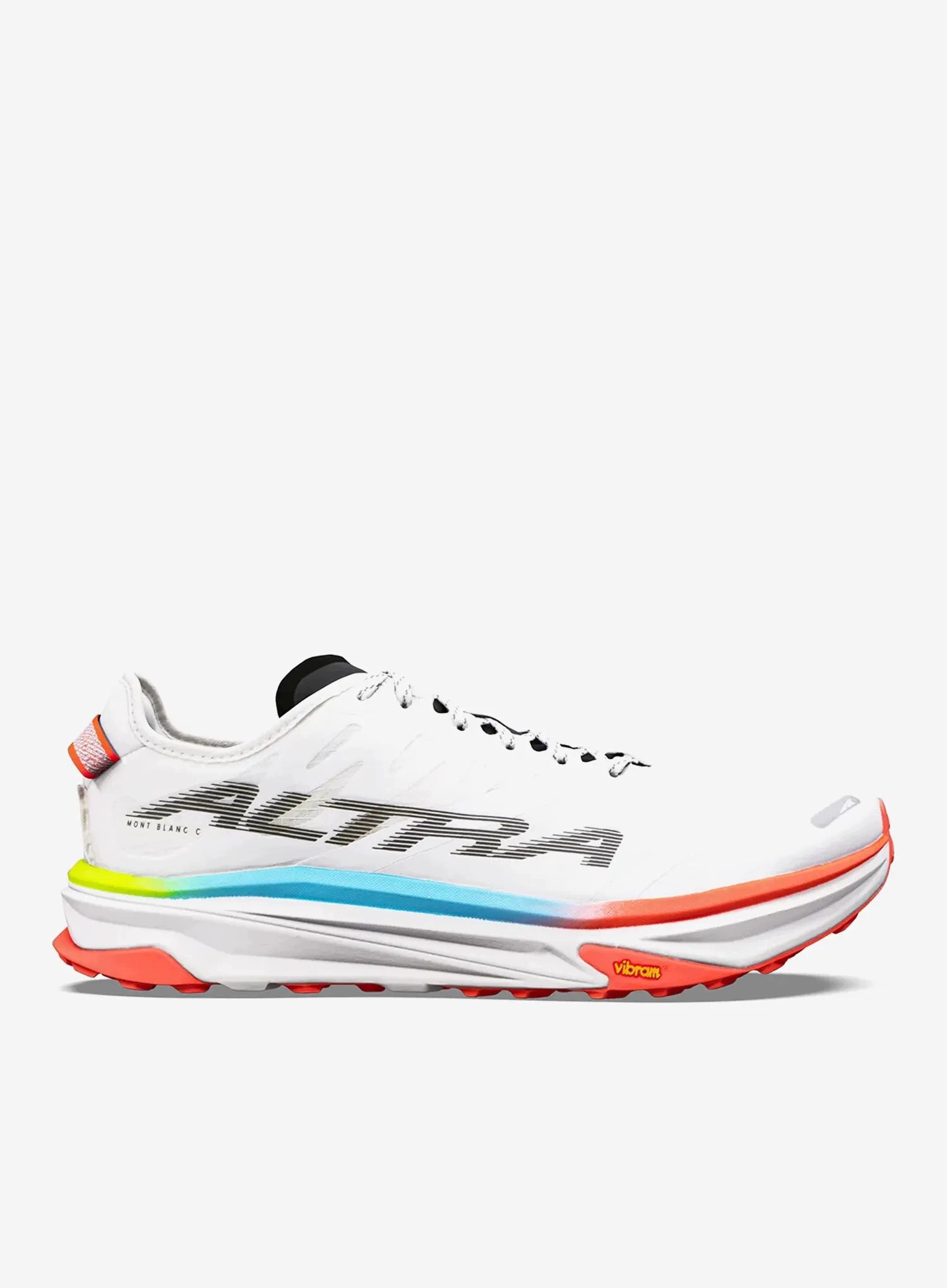 Trailové boty Altra Mont Blanc Carbon bílá/černá/ohnivá Us 9 (42,5)