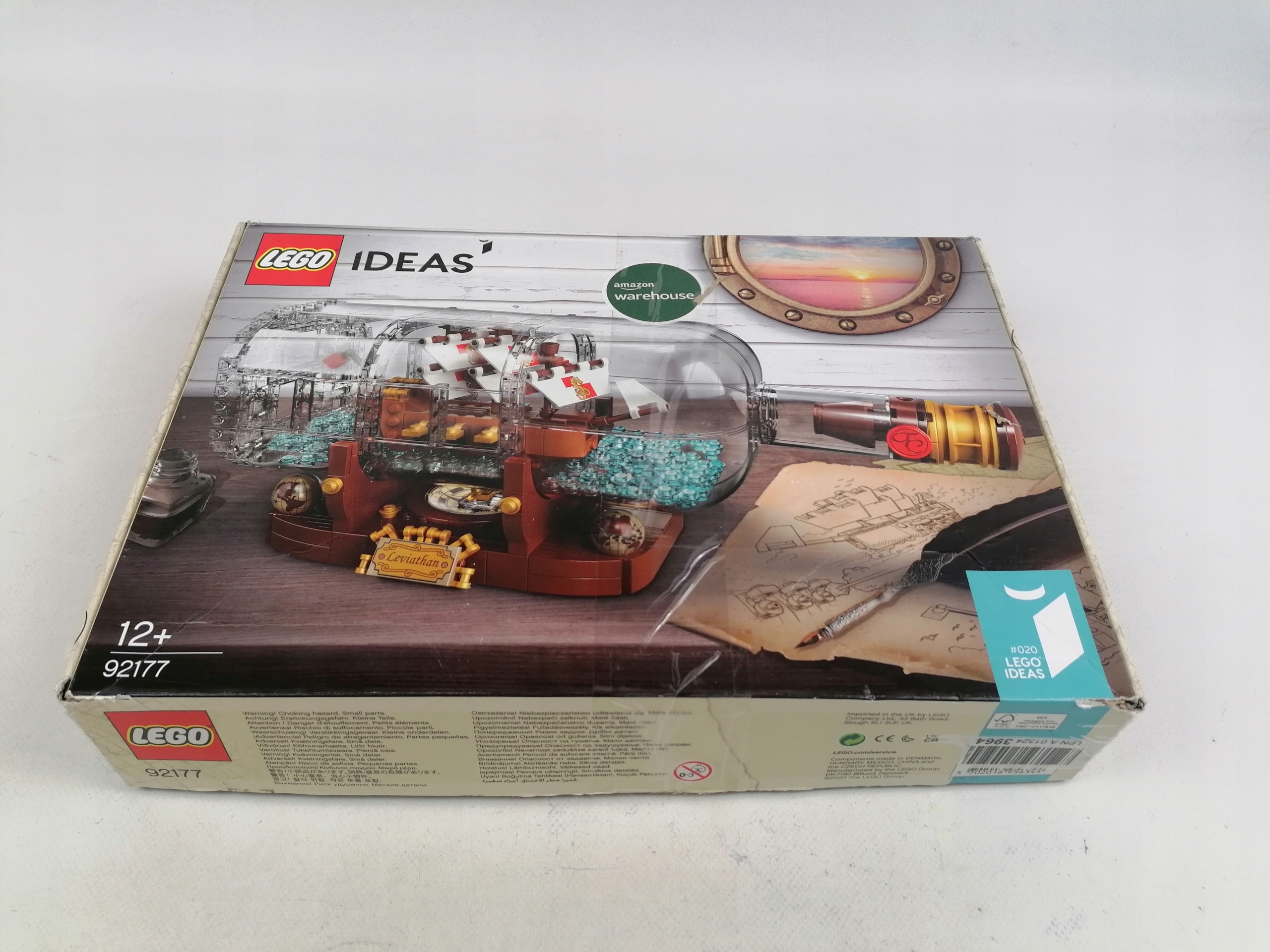 LEGO Ideas 92177 Statek w butelce NIEPEŁNY KOMPLET Marka LEGO