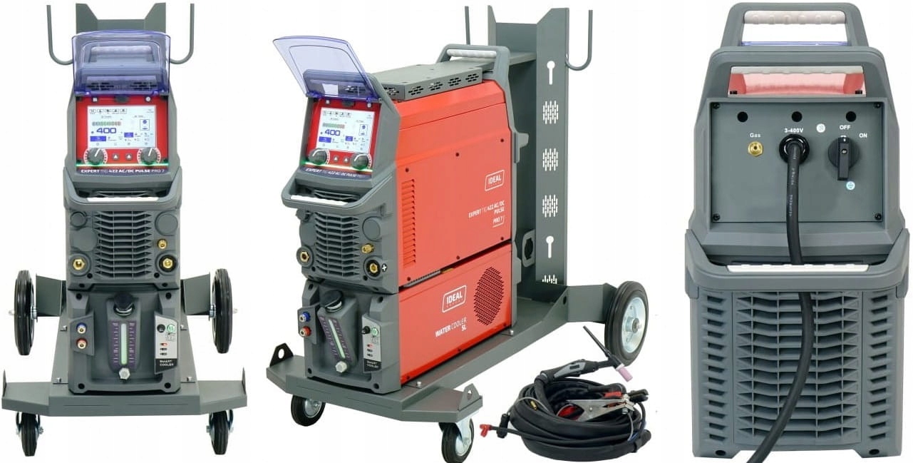 Spawarka Tig Ac/dc 422 Pulse Pro7 LCD Ideal 400A Tig Mma Puls