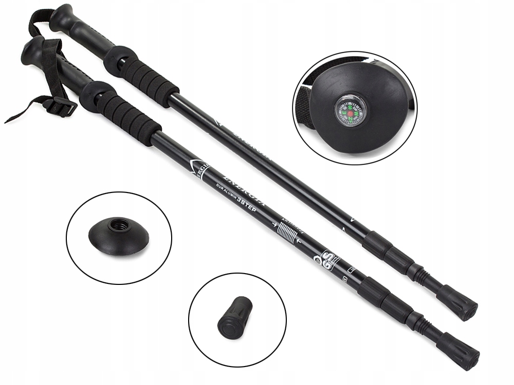 KIJKI NORDIC WALKING TREKINGOWE KIJ KIJE 2 SZTUKI Model 14007_CZ