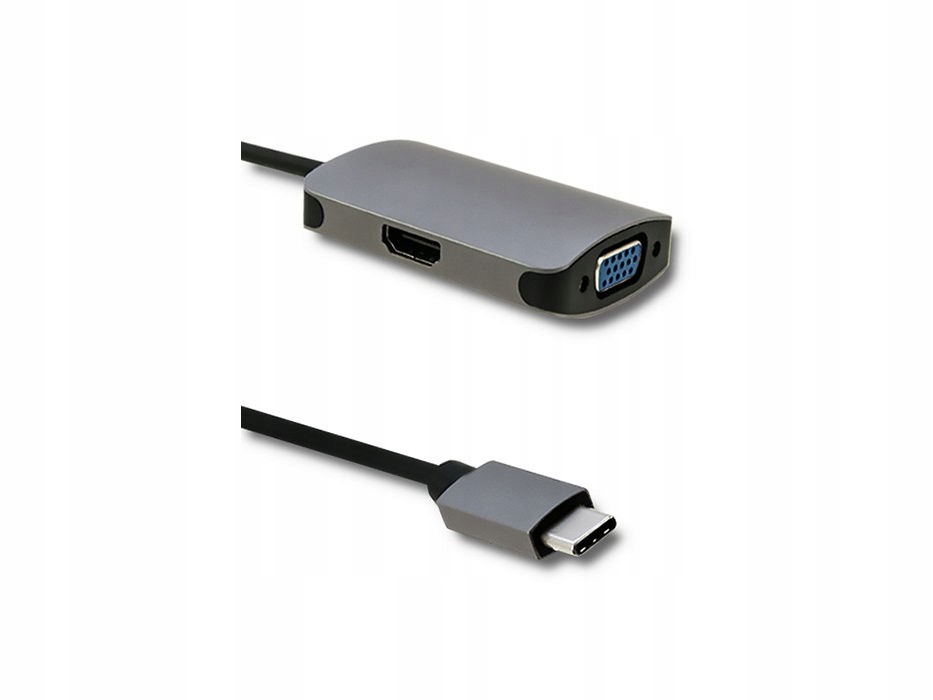 Adapter Usb-c -> Hdmi 4K Vga Qoltec 50380