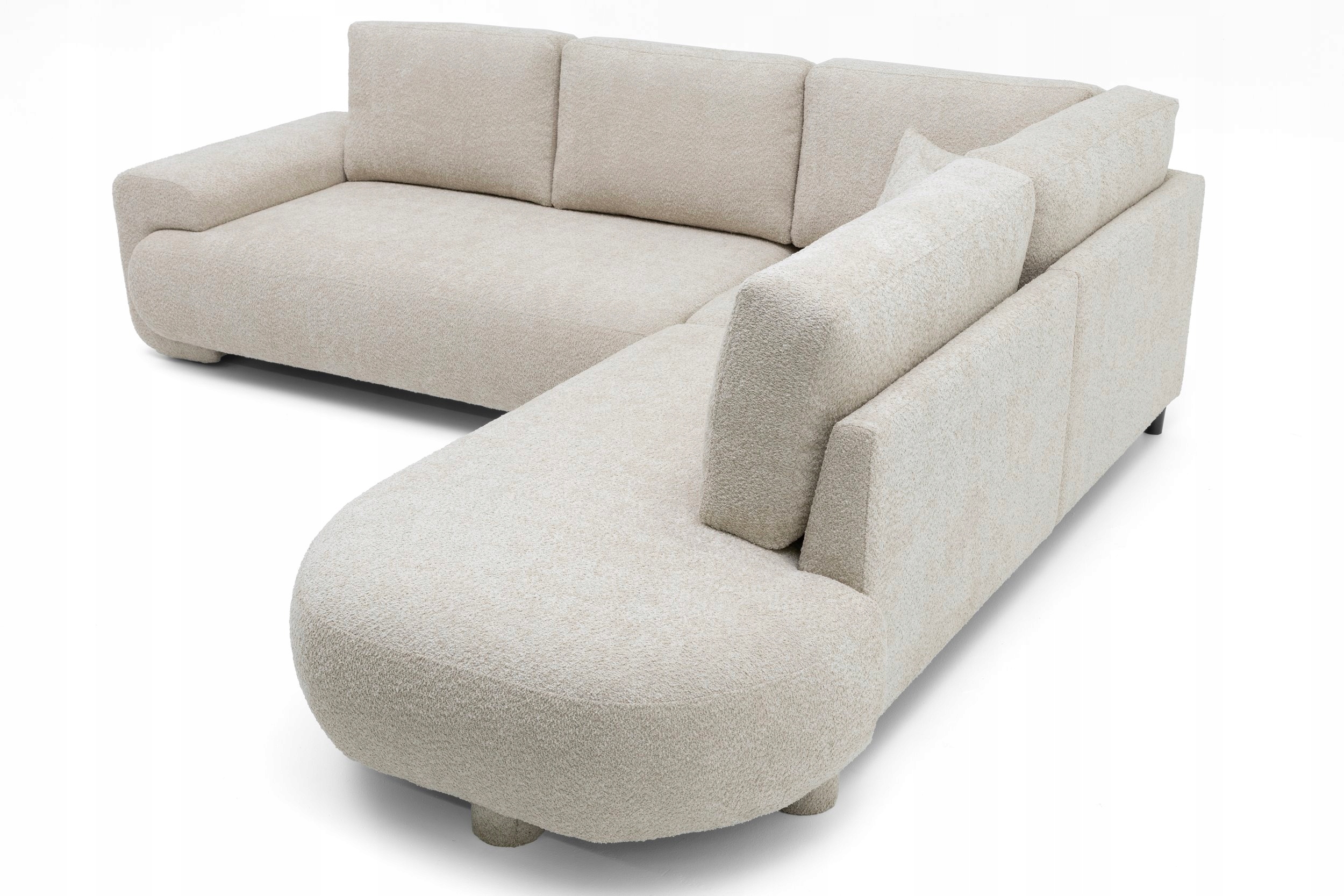 Rohová Sedací Souprava do obývacího pokoje Mirabel Volné polštáře Loketní opěrka