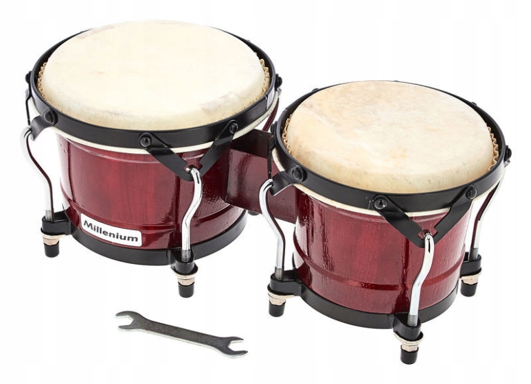Profesionální bongosy 6,5 7,5" Wine Red Millenium MB202HWR červené