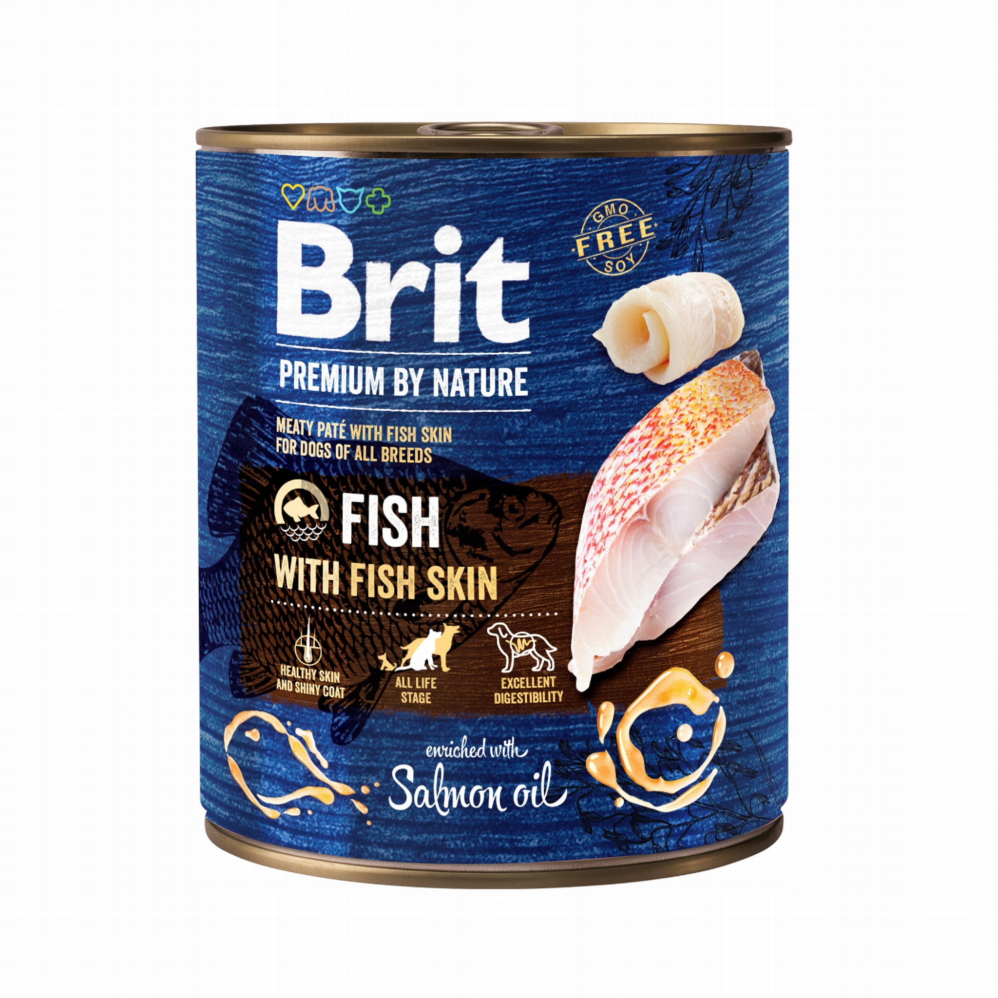 Brit Premium By Nature Fish&fish Skin vlhké krmivo pro psy 800 g