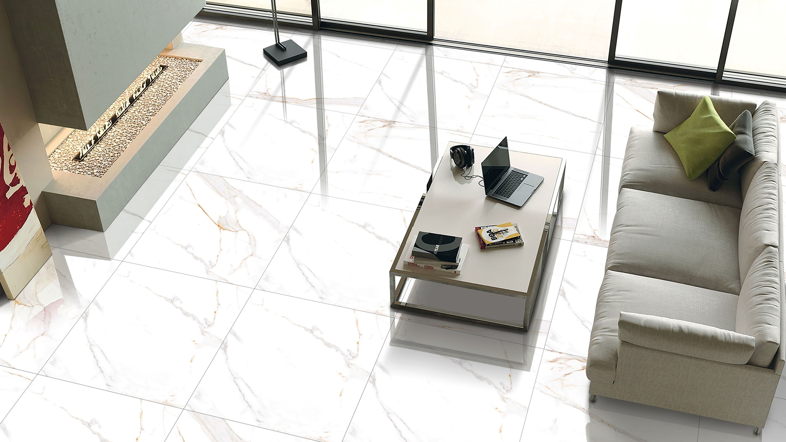 PŁYTKI GRESOWE ŁAZIENKOWE PODŁOGOWE BIAŁY MARMUR VERONA GOLD 60x60 MAT Kod producenta PD-ZA-VG-7002