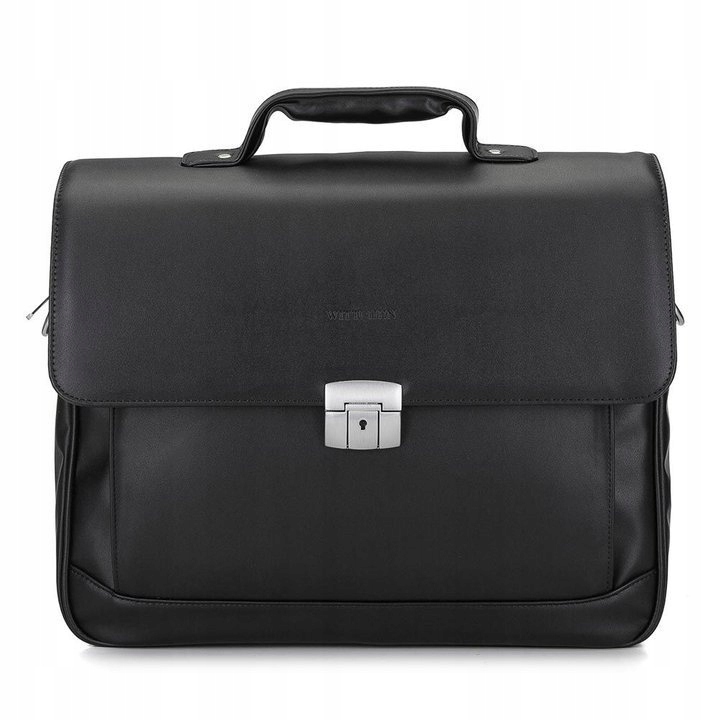 Aktovka s kapsou na notebook 15,6" Wittchen 29-3-701-1 elegantní černá