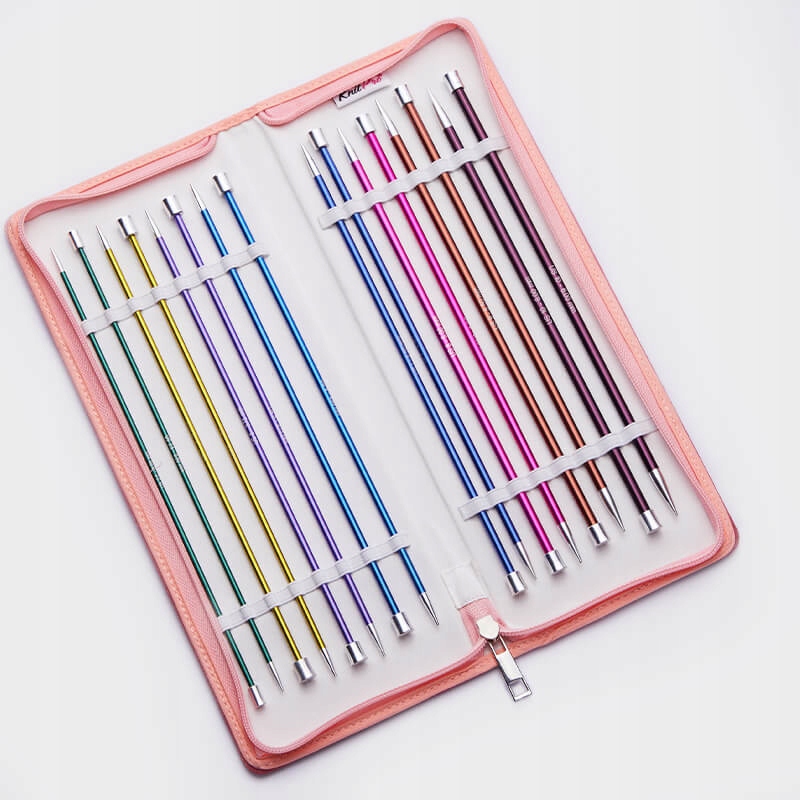 Sada drátů KnitPro Zing Single Pointed 40 cm 47429
