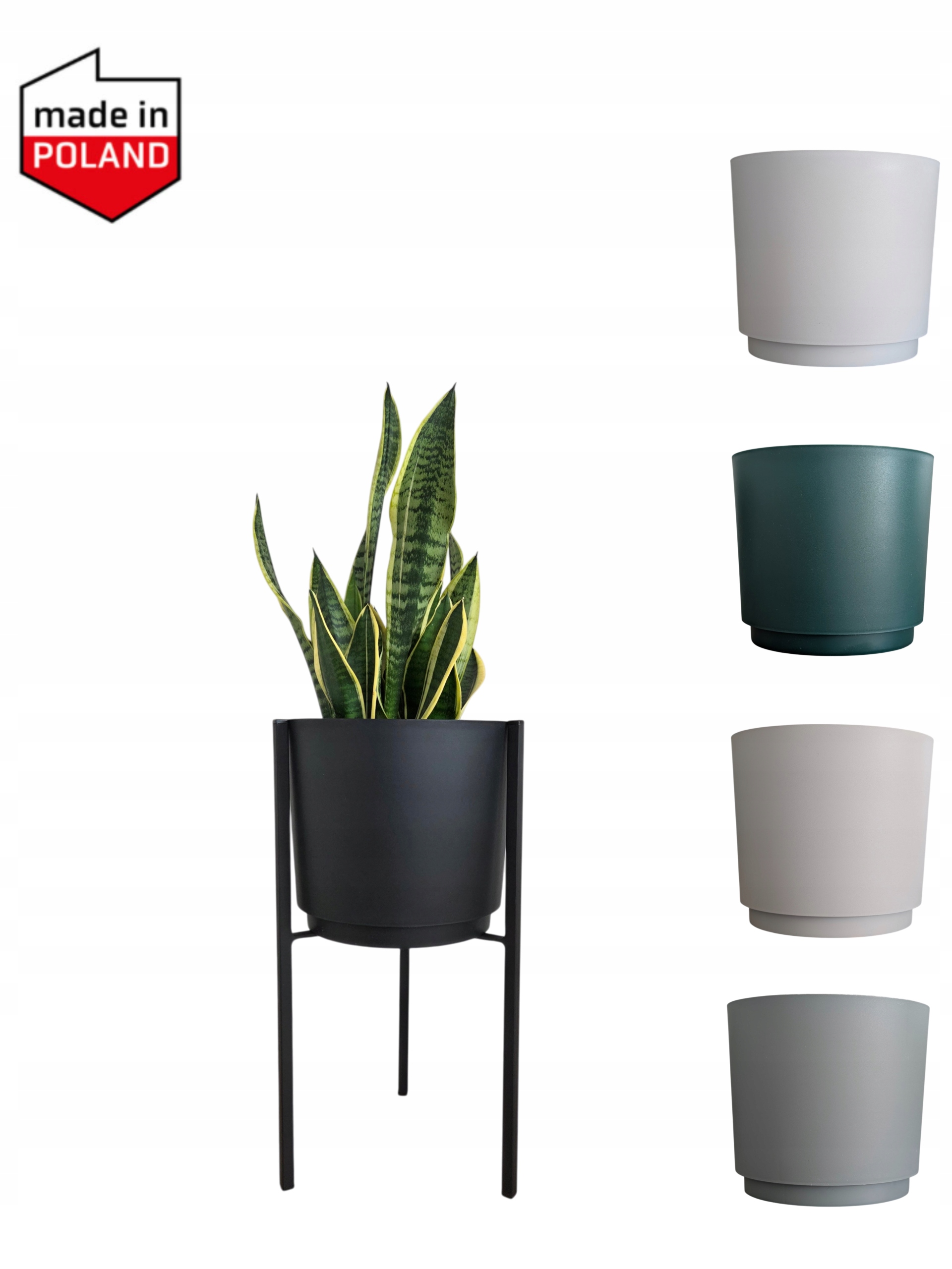 Držák Na Květináč Kovový Na Květiny Stojan Na Rostliny S Květináčem 28 CM 5 Barev Loft