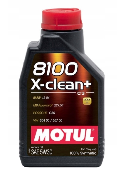 

Olej Motul 5W-30 8100 X-clean+ 504 507 1 Litrów
