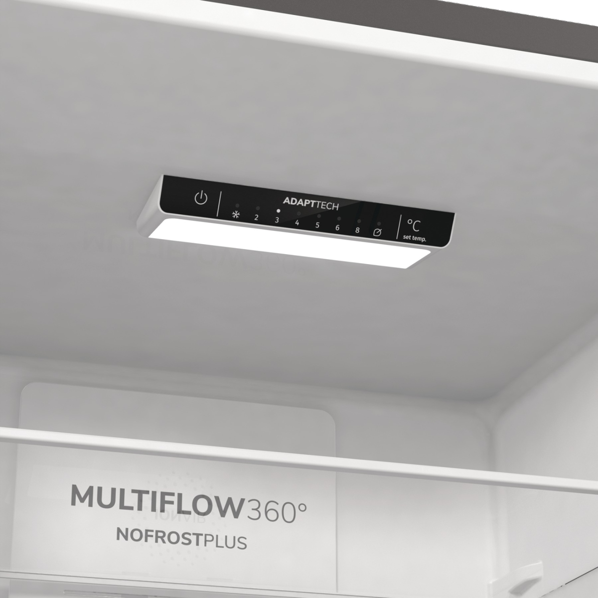 LODÓWKA GORENJE NRK6202ES4 331L NoFrostPlus AdaptTech Ion Air z MultiFlow No Frost tak