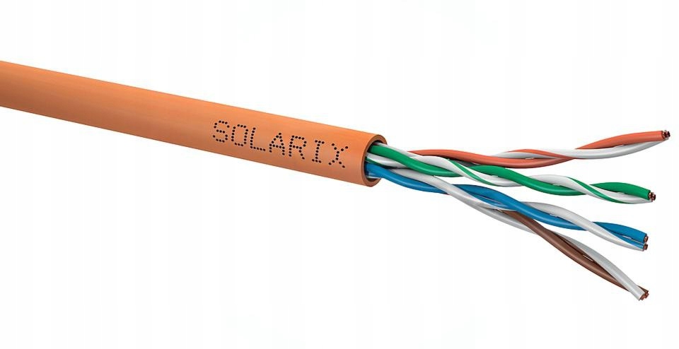 Kabel Skrutkovačka Solarix CAT.5E Utp Lsohfr B2ca SXKD-5E-UTP-LSOHFR-B2ca 305 m