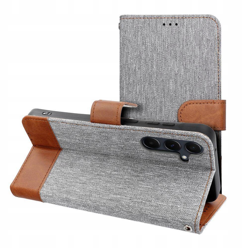Etui Jeans Book Do Xiaomi Redmi Note 14 Pro 4G Szary