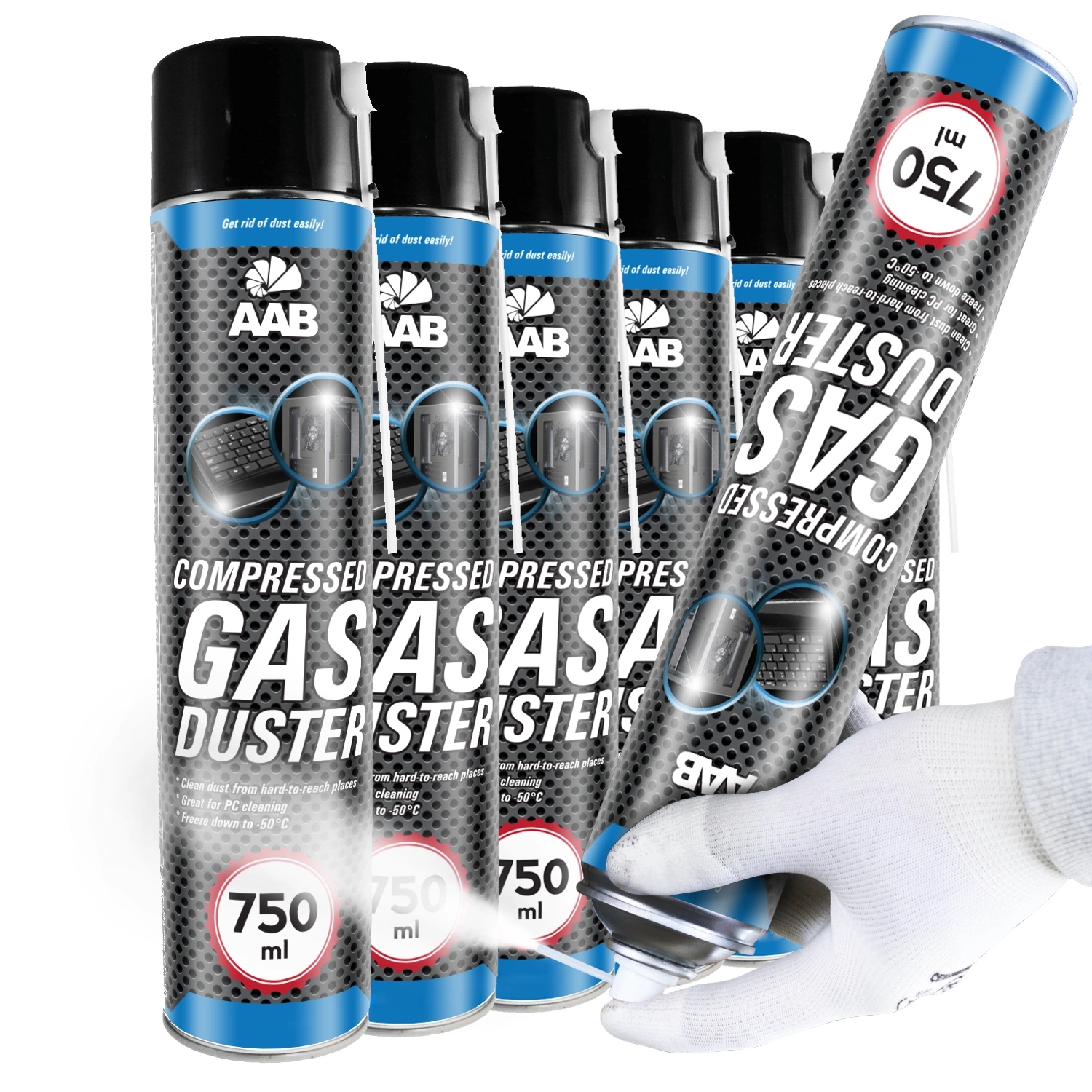 Aabcooling Mrazák Ve Spreji Do -50C Ice 6x750ml Zmrazuje Gumu Na Závady