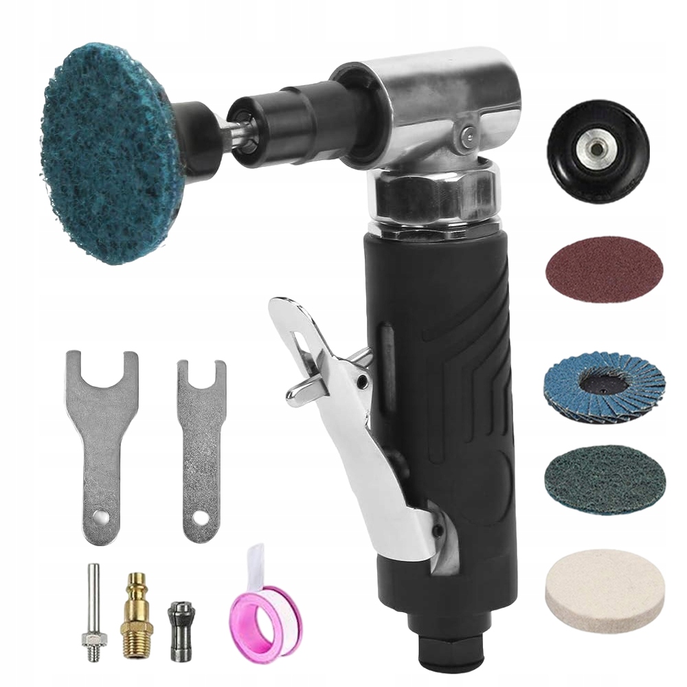 Sada Vzduchové Brusky S Ochranným Krytem Pro Frézování A Broušení