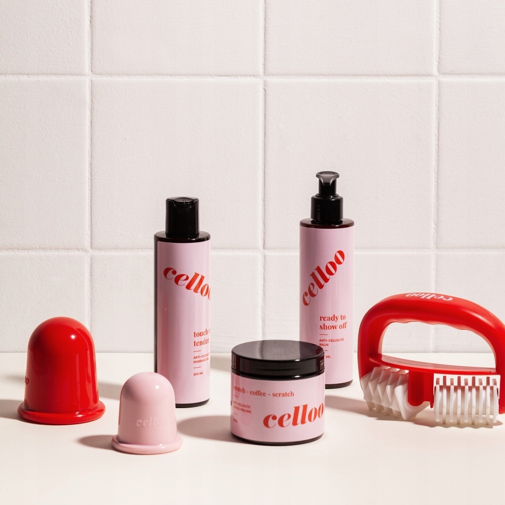 PELLING do CIAŁA kawowy GŁADKA JĘDRNA skóra scrub wygładzajacy CELLOO 100ml Opakowanie słoiczek