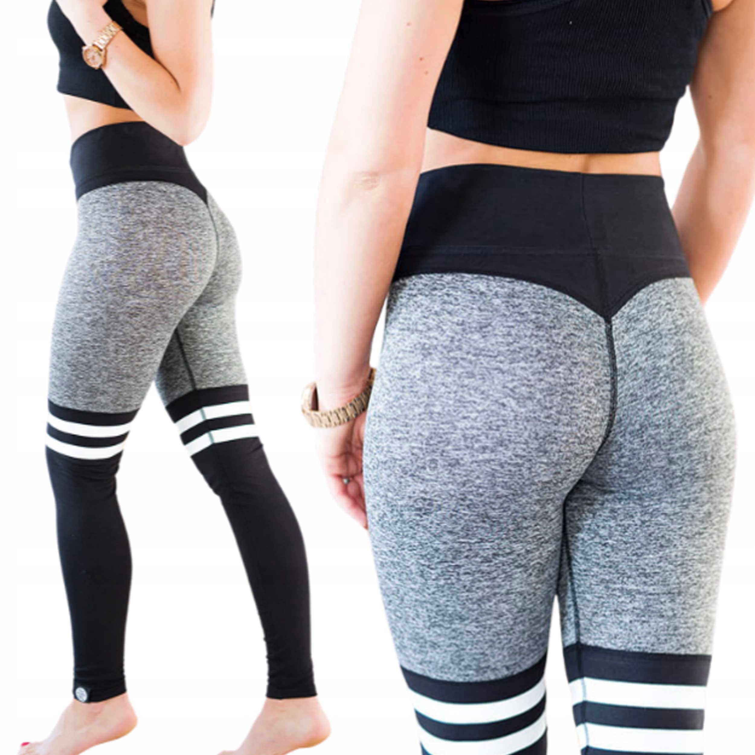 

Modelujące Legginsy Damskie Wysoki Stan Gym Xs/s
