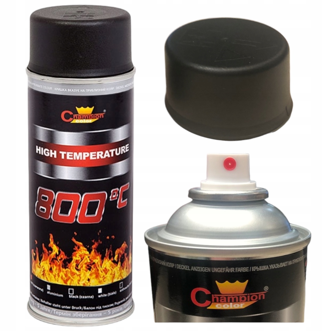 

Farba spray żaroodporny emalia 400 ml czarny