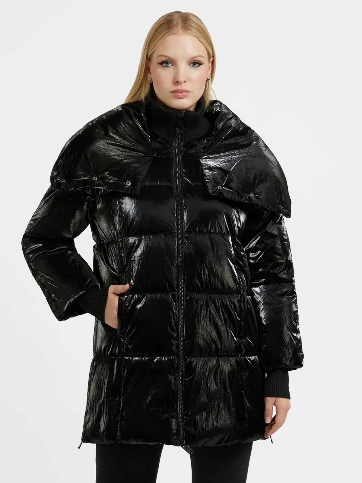 Guess Zimní Péřová Bunda Mathilde Puffer W2BL48WF050 R L XL