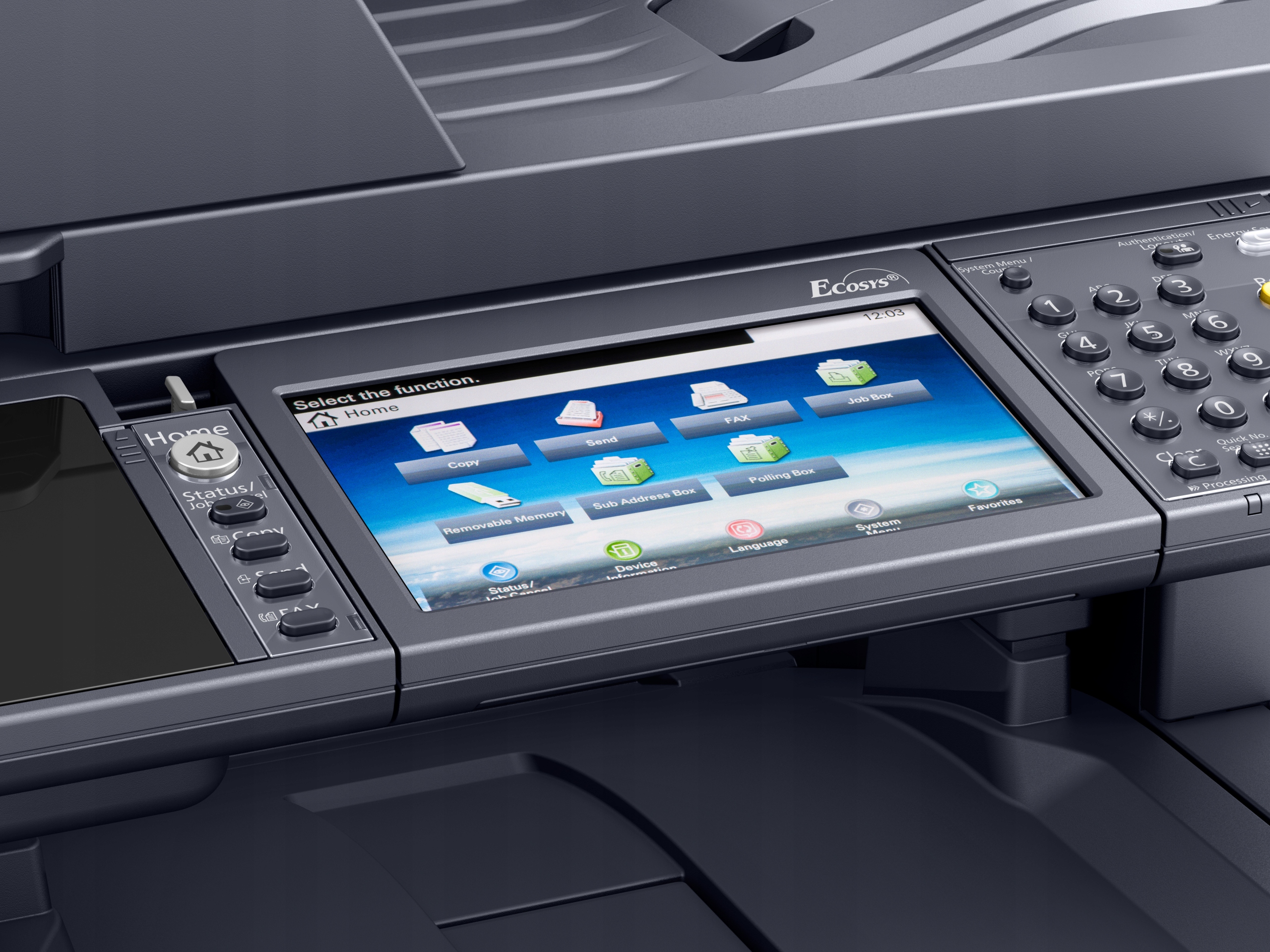 Kyocera ECOSYS M6230cidn -polskie menu i dystryb. Prędkość skanowania 60 str./min