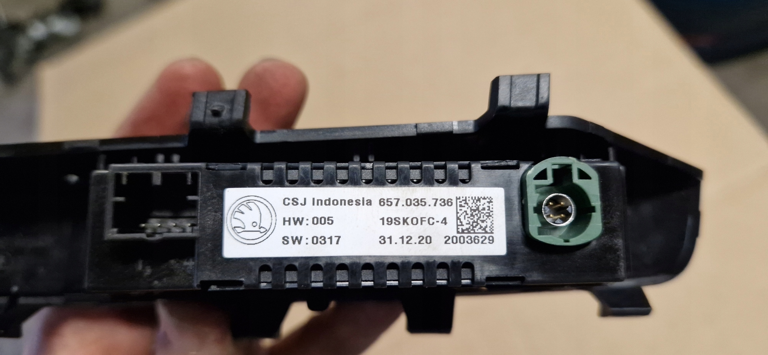 module GNOAZDO USB 657035736 SKODA OCTAVIA original