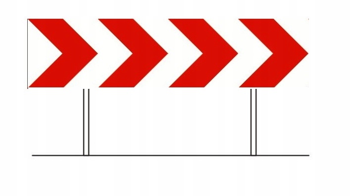 Zapora Deska Drogowa Sierżant Proadząca U3c U3-c 180cm