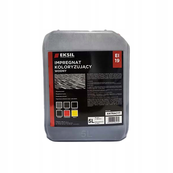 Impregnat koloryzujący Czarny 5L - wodny Eksil