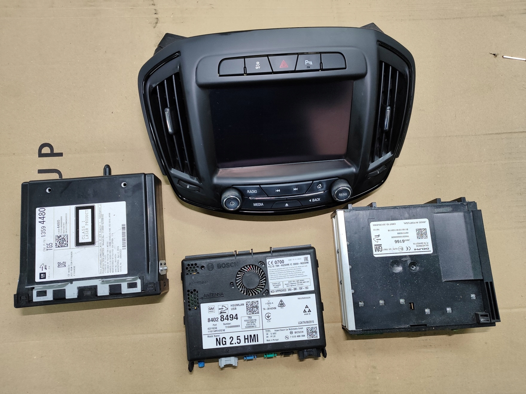 OPEL INSIGNIA lift RADIO HMI 2.5 NAWIGACJA 26202389