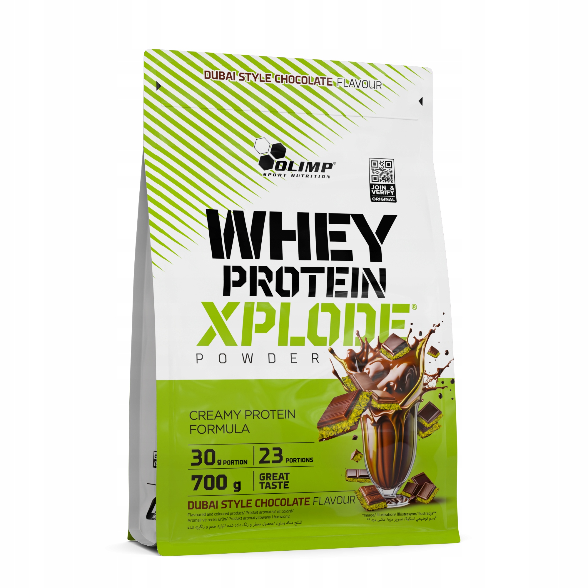 OLIMP WHEY PROTEIN XPLODE POWDER 700g BIAŁKO ODŻYWKA WPC DUBAJSKA CZEKOLADA