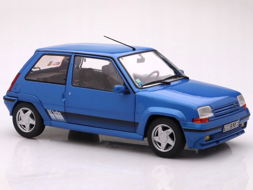 Model samochodu Renault 5 GT Turbo ph.2 - 1989, blue Solido 1:18 S1810003 Marka Solido