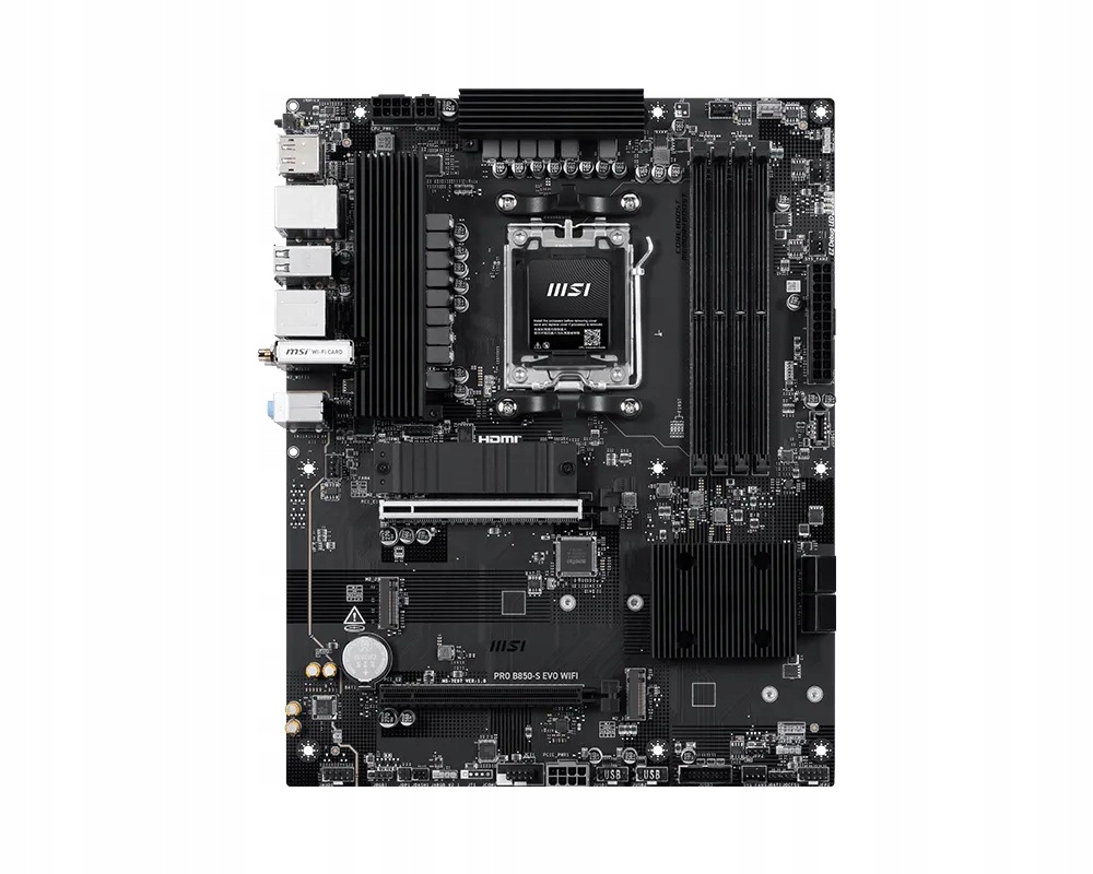 Msi Pro B850-S Evo Wifi Processor family Amd Processor socket AM5 Ddr