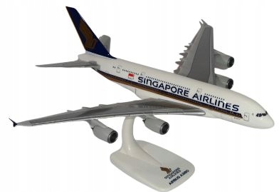 Model letadla Airbus A380 Singapore 1:250