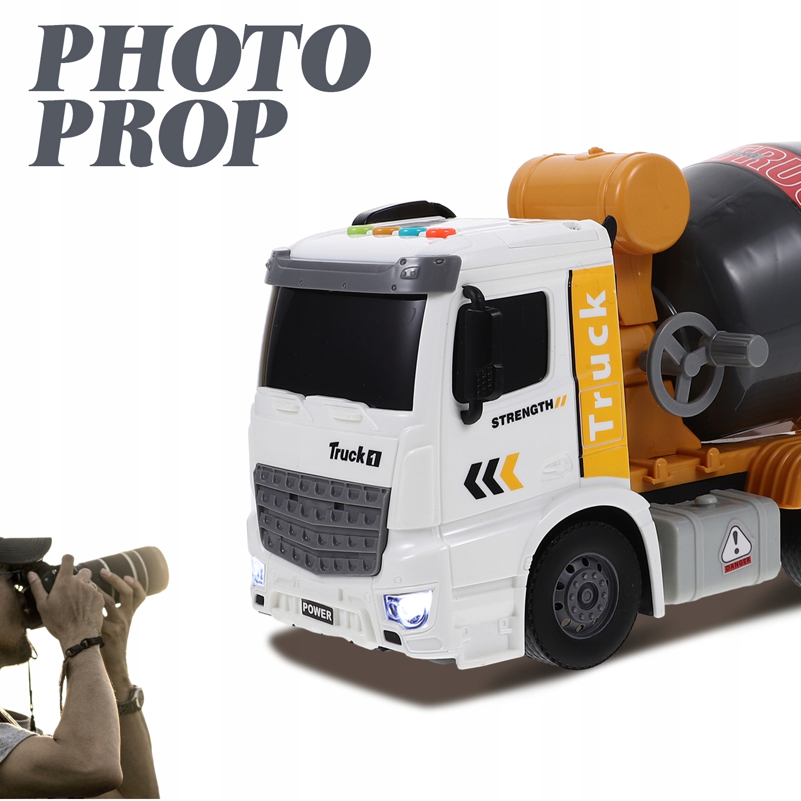 Symulacja pojazdu inżynieryjnego Ciężarówka do Kolor Żółty