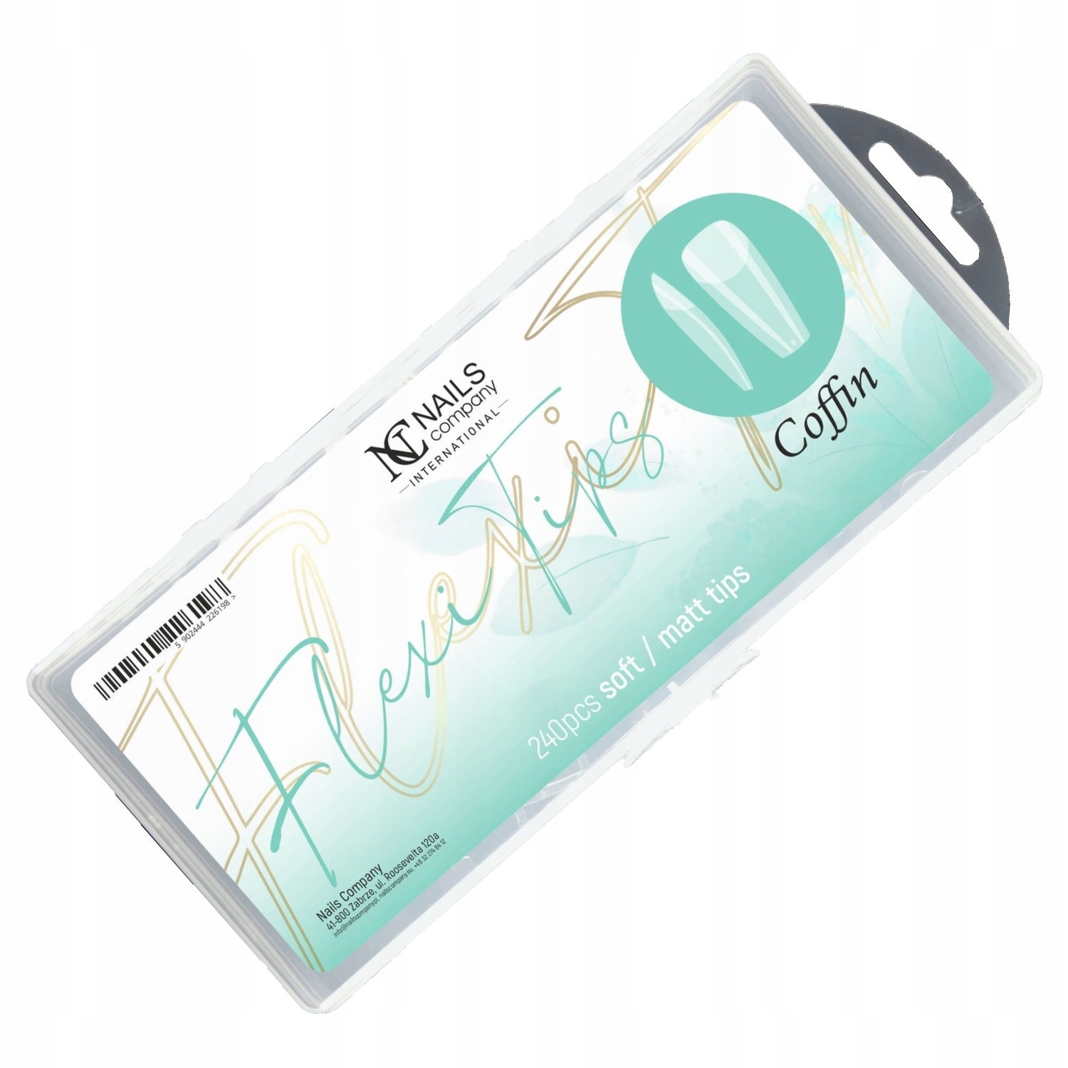 Nails Company Flexi Tips Coffin 240 ks
