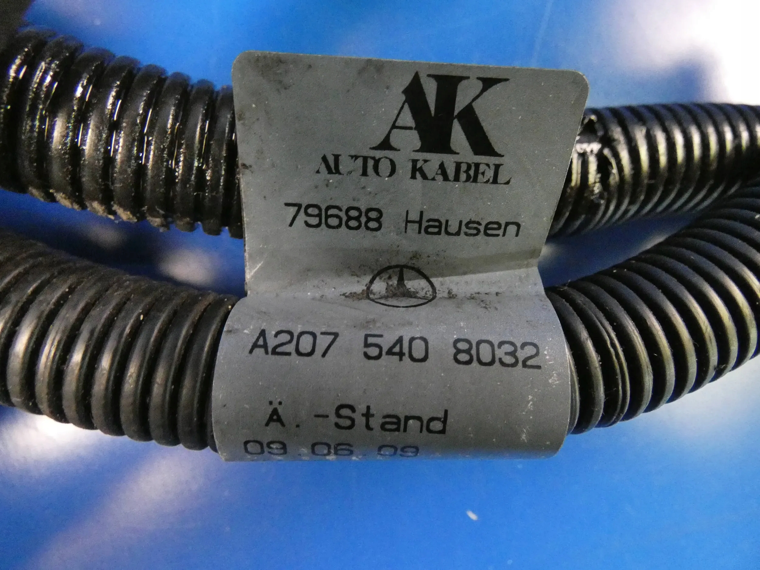 MERCEDES C KLASA W204 KABEL terminal cable battery