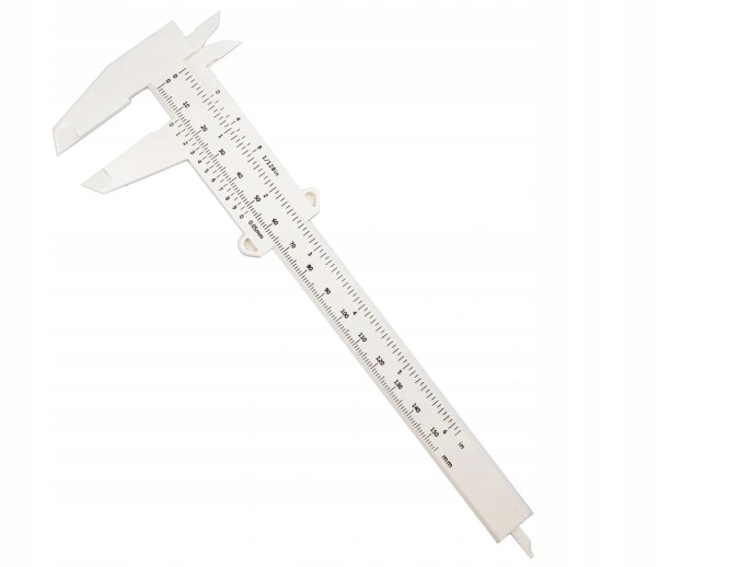 

Suwmiarka do geometri brwi linijka miarka biała