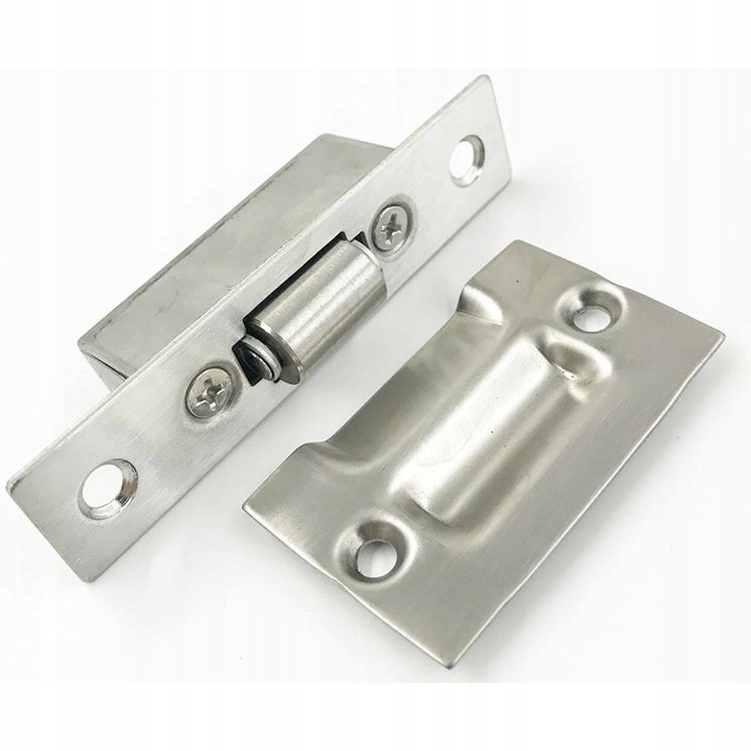 ZAMEK ROLKOWY ZATRZASKOWY WPUSZCZANY NIERDZEWNY INOX STAL NIERDZEWNA