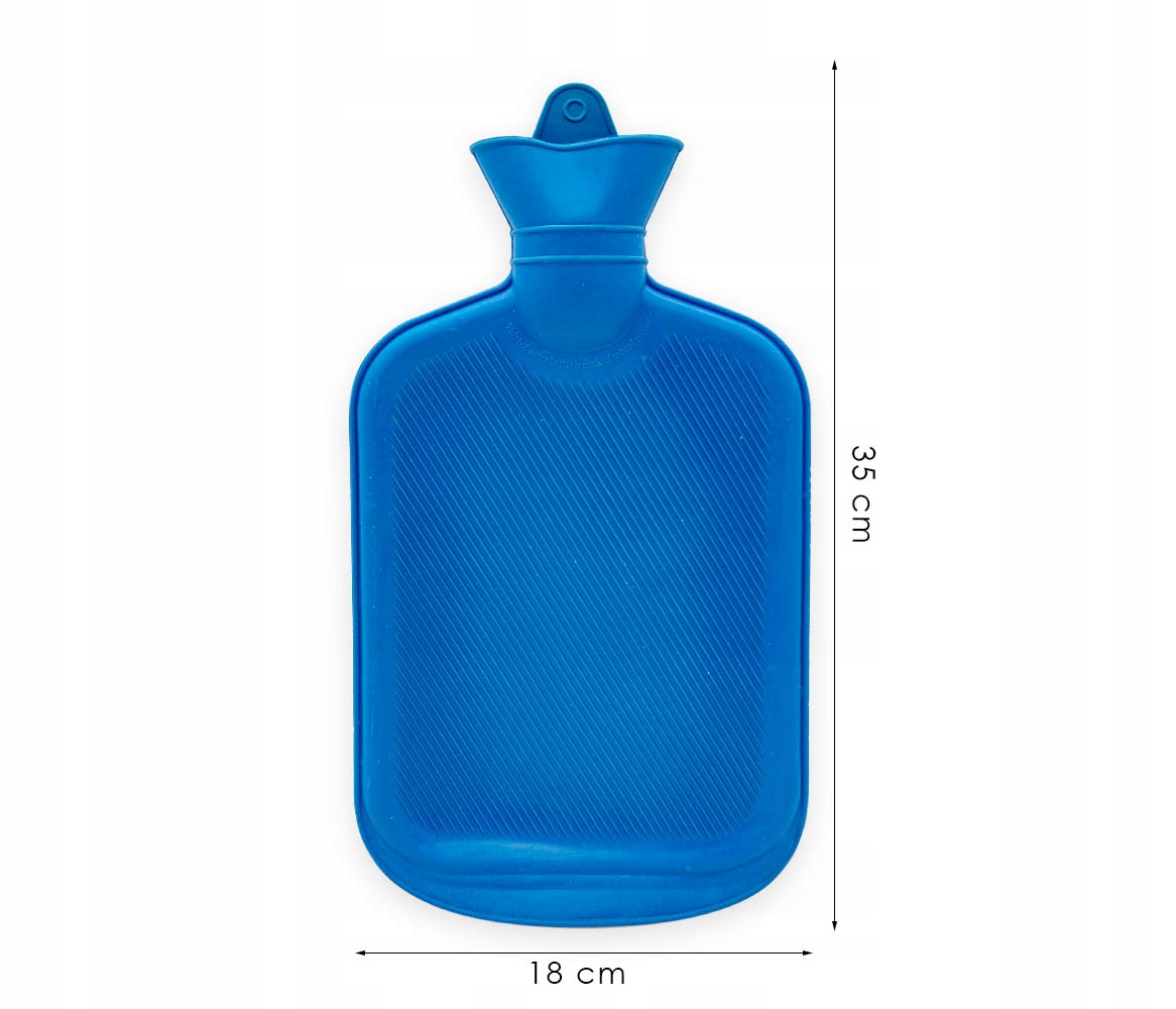 Termofor gumowy w sweterku na wodę ciepłą zimną 2 L Rodzaj gumowy