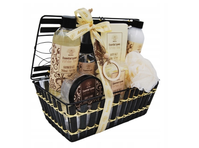 Aurora zestaw prezentowy Spa White Tea koszyk