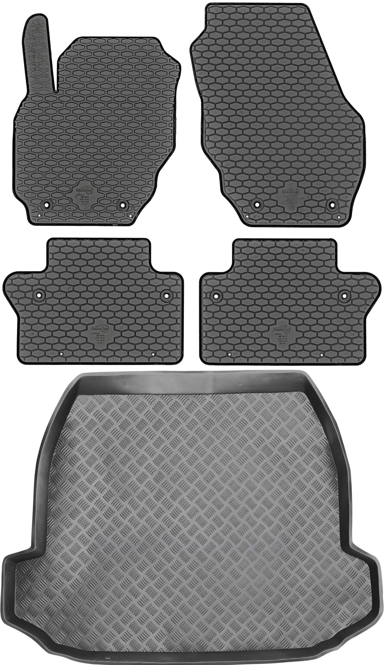 Volvo S80 Седан 2006-2016 Коврики + коврик