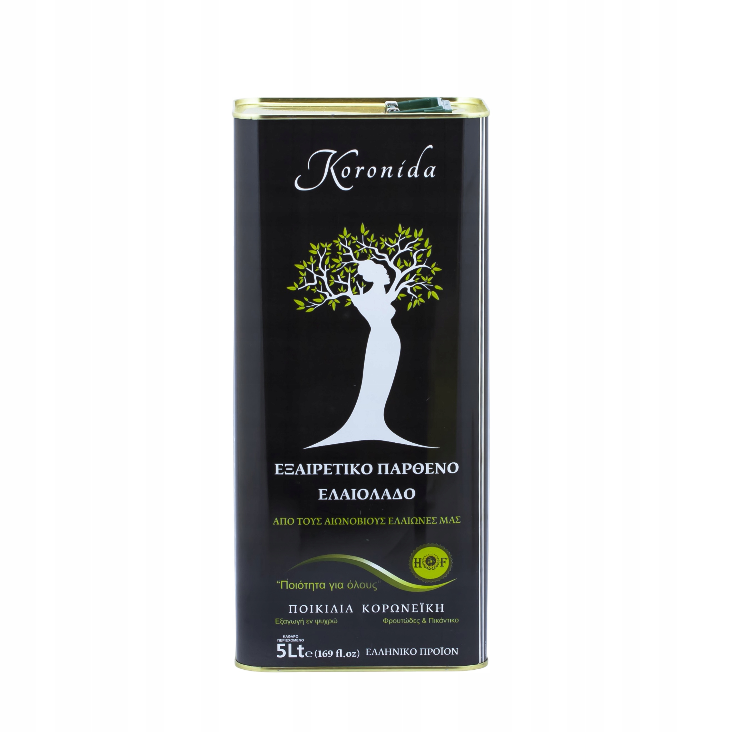 Levně Olivový olej nefiltrovaný Koronida max 0.3% 5 l