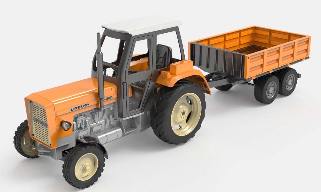 

Double E E239 Ursus C-360 manualny z przyczepą