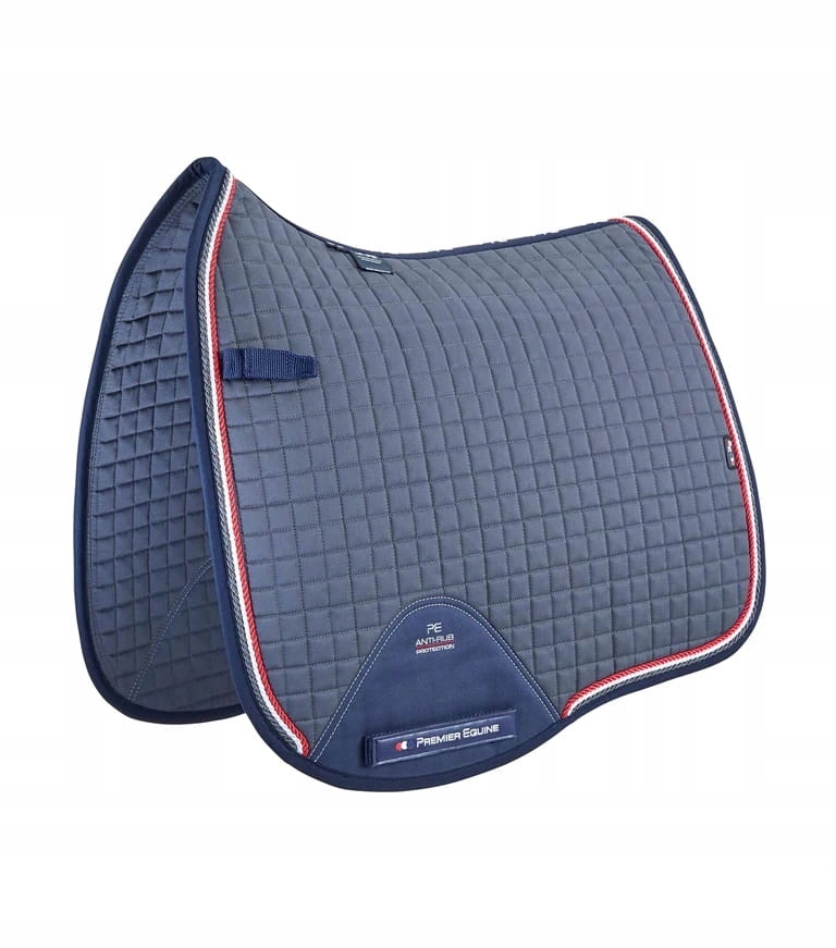 Podsedlová Dečka pro koně Premier Equine European Cotton Gp bavlněný šedý Dr