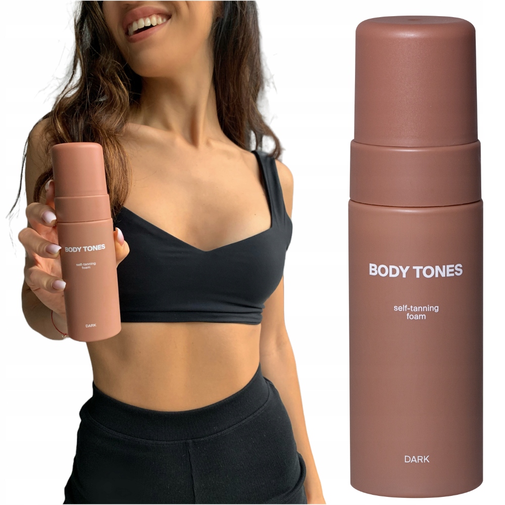 

Samoopalacz Body Tones Dark 155ML Pianka opalająca