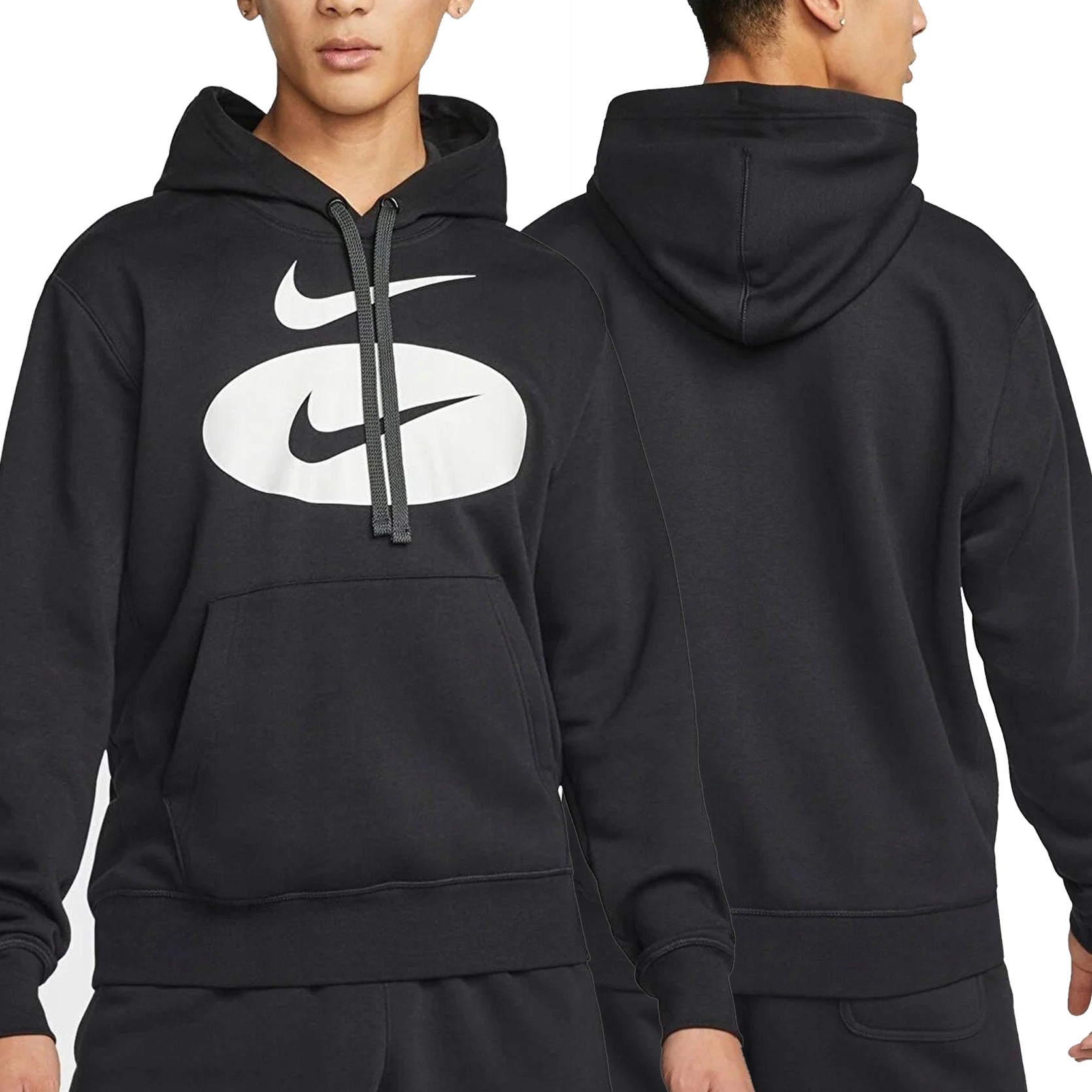 Nike pánská mikina klokanka černá tepláková zateplená DM5458-010 M