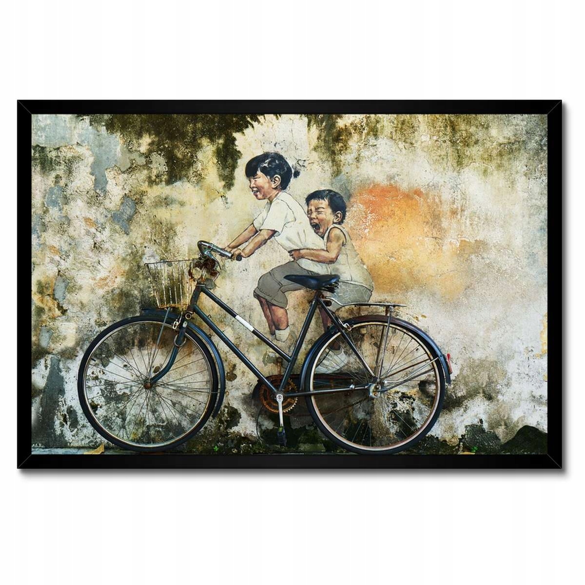 Plakáty v rámu 60x40 Banksy Dětské kolo