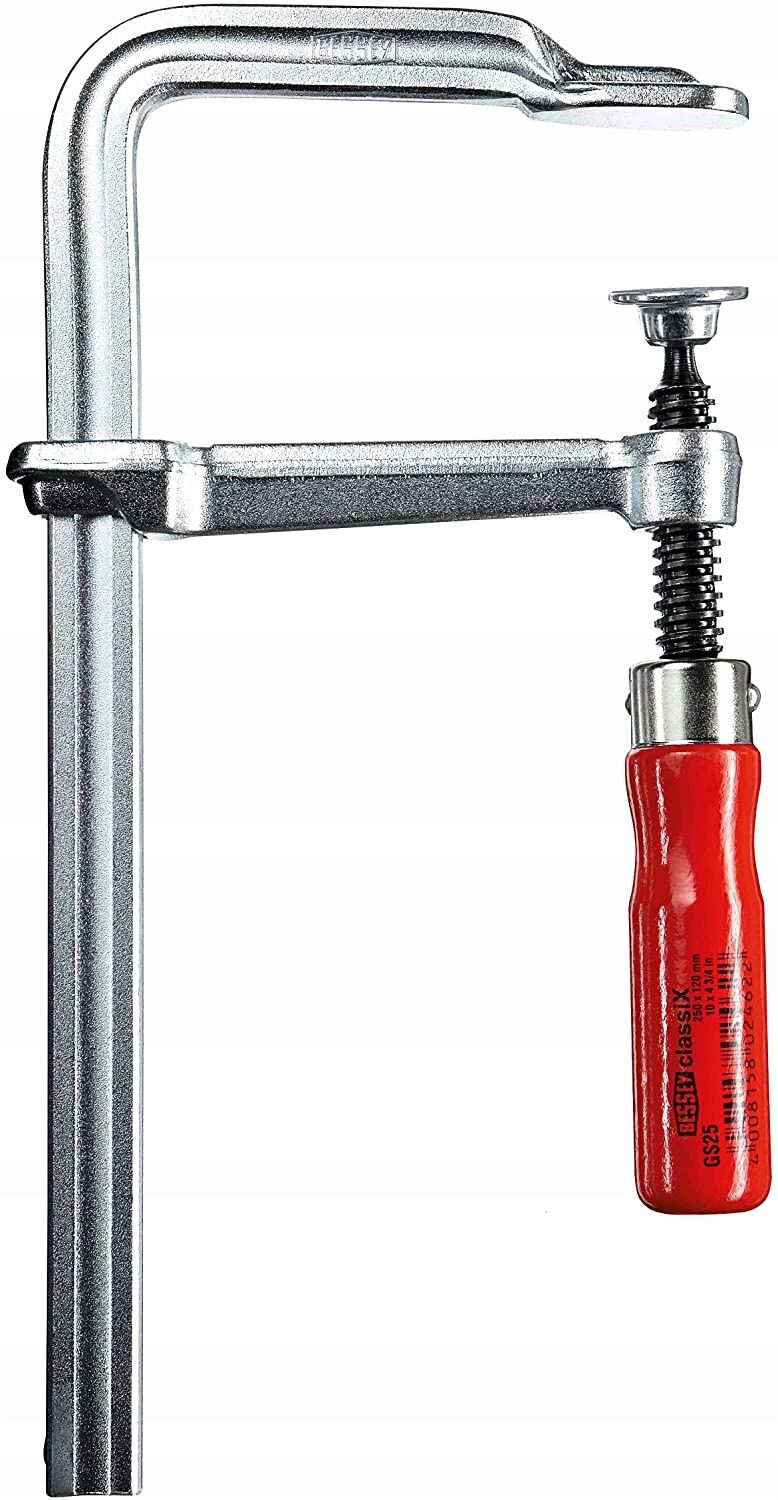 

Bessey GS25 Ścisk stolarski śrubowy 250X120mm