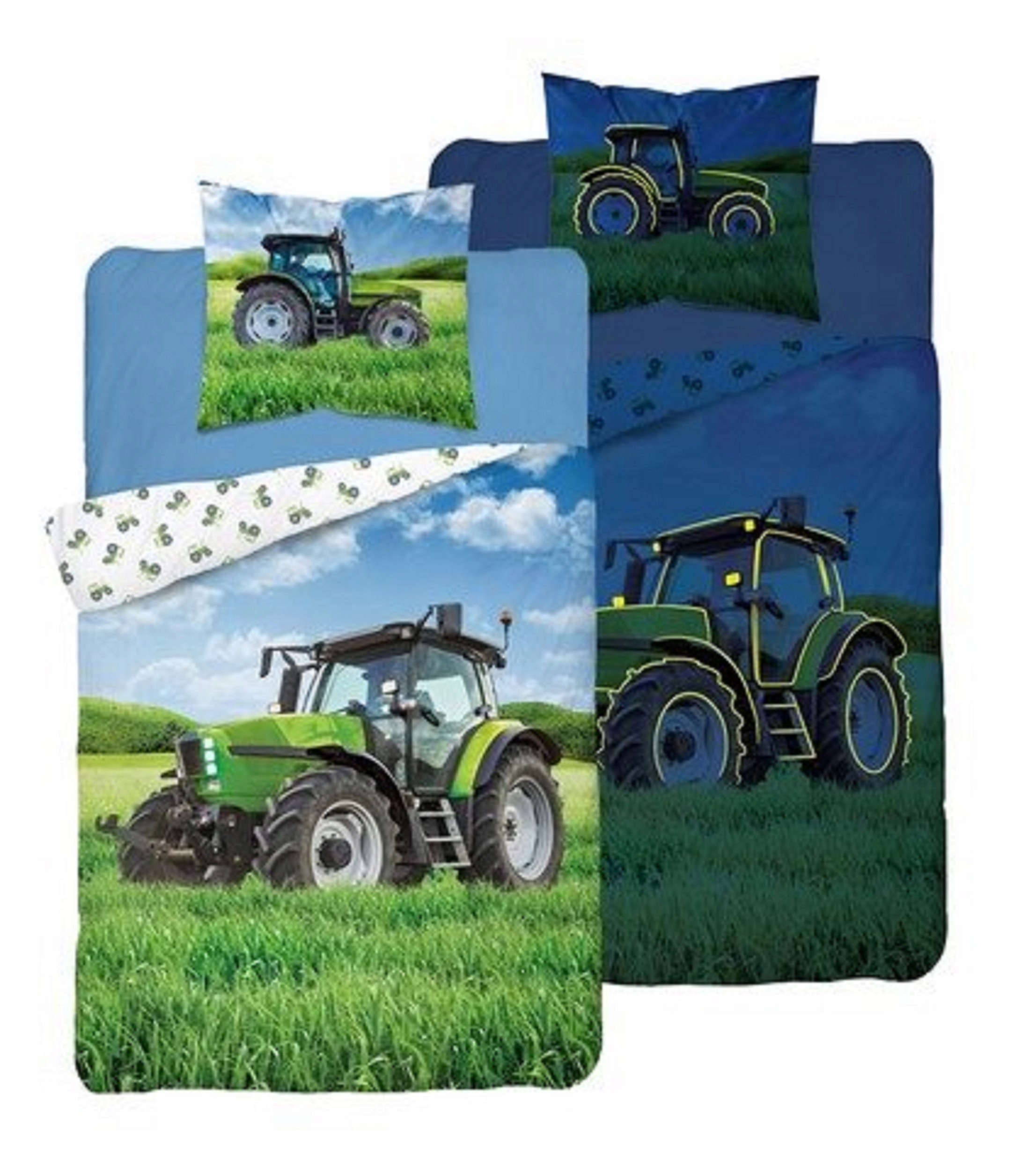 

Pościel świecąca ciemności 140x200 Traktor ciągnik