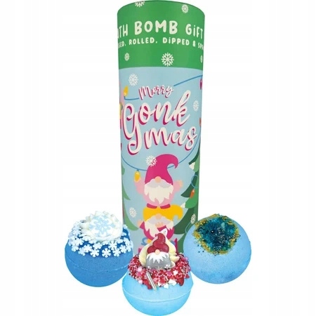 Bomb Cosmetics Dárková tuba s kuličkami do koupele Merry Gonkmas